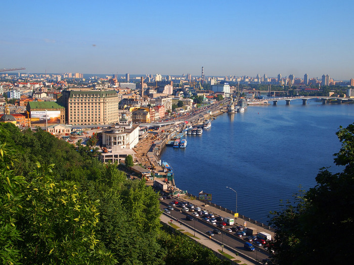Вид на Днепр
