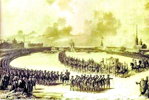 Крещенский парад царских войск